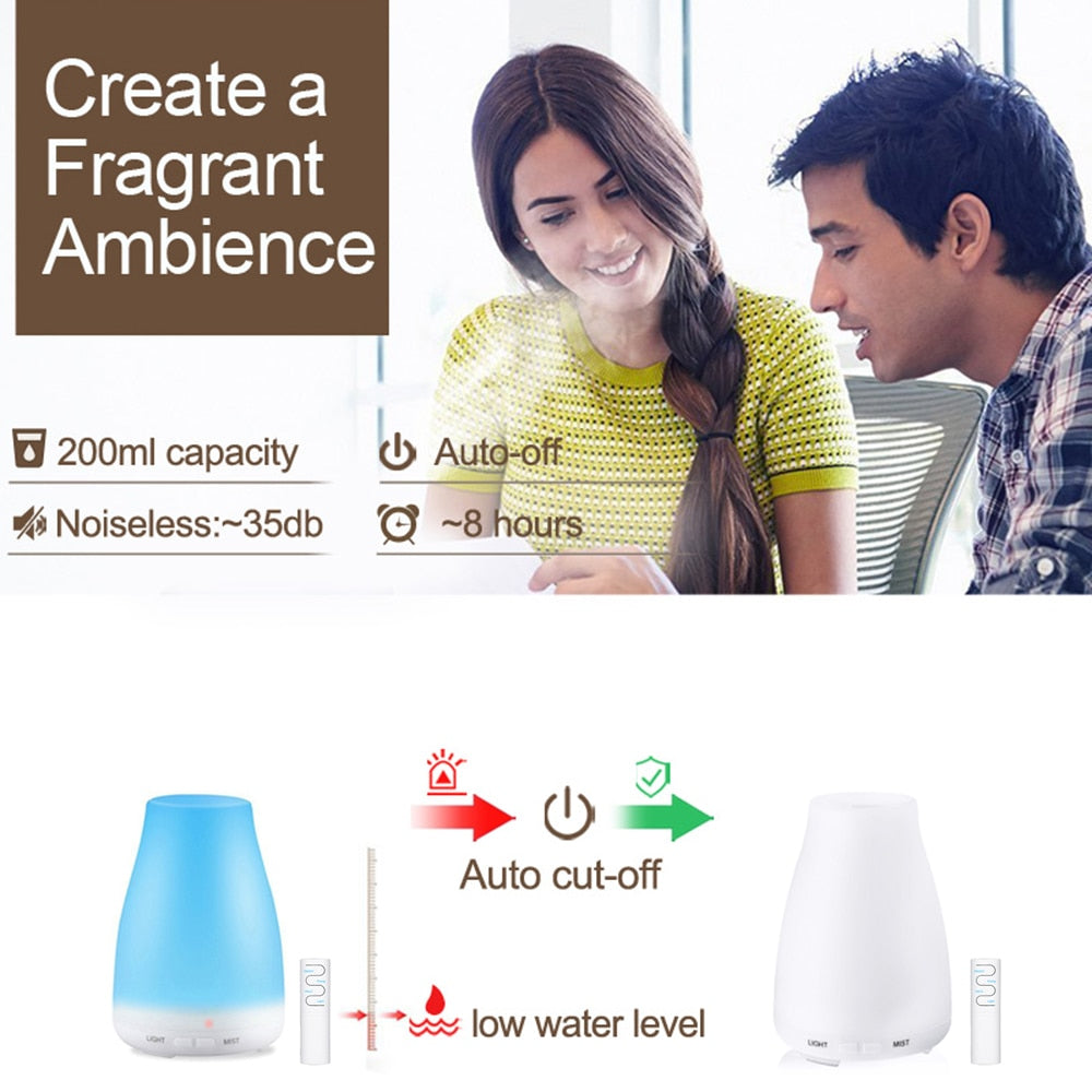 200ml Ultrasonic Air Humidifier