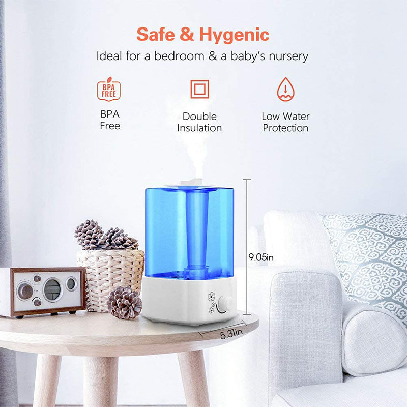 2L Silent Cold Mist Humidifier