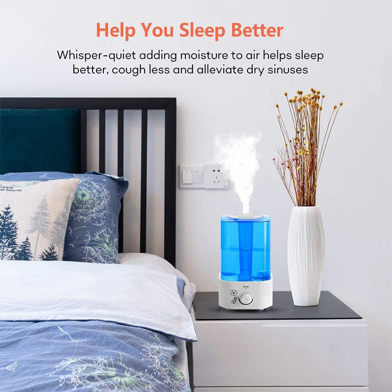 2L Silent Cold Mist Humidifier